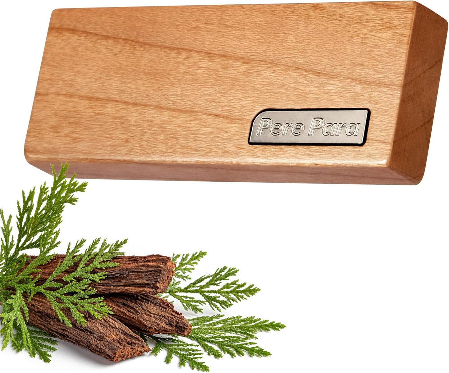 4 Refreshing Scent Bags Wood Car Air Freshener Vent Clip (Burlywood, Misty Grove)- Natural Scent Diffuser for Car, Truck & SUV with Premium Essential Oil Starter Kit Gift for Men & Women