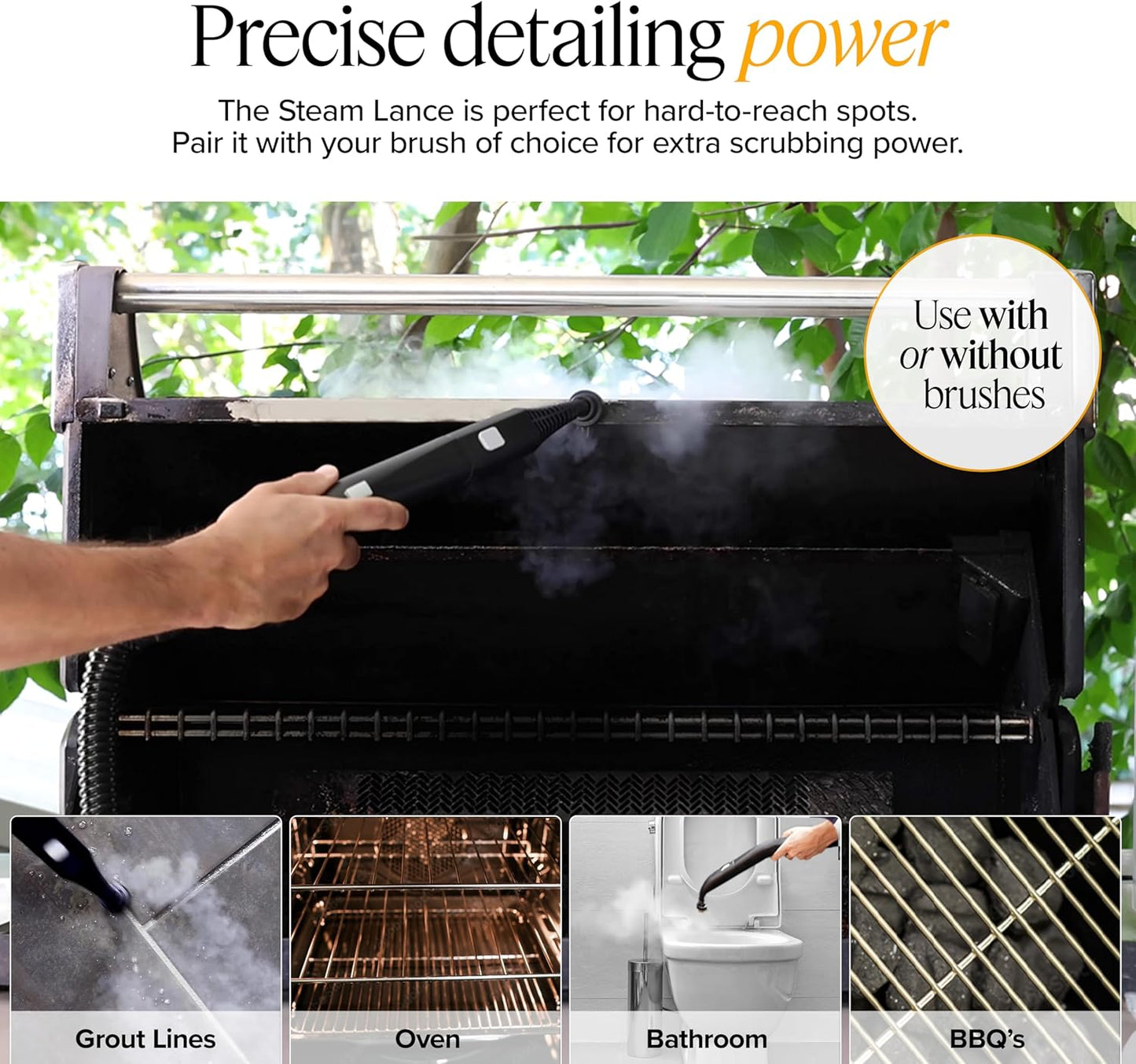 Dupray Neat Lance Tool for Steam Cleaner (Accessory Part) – Precision Cleaning for Crevices and Tight Spaces