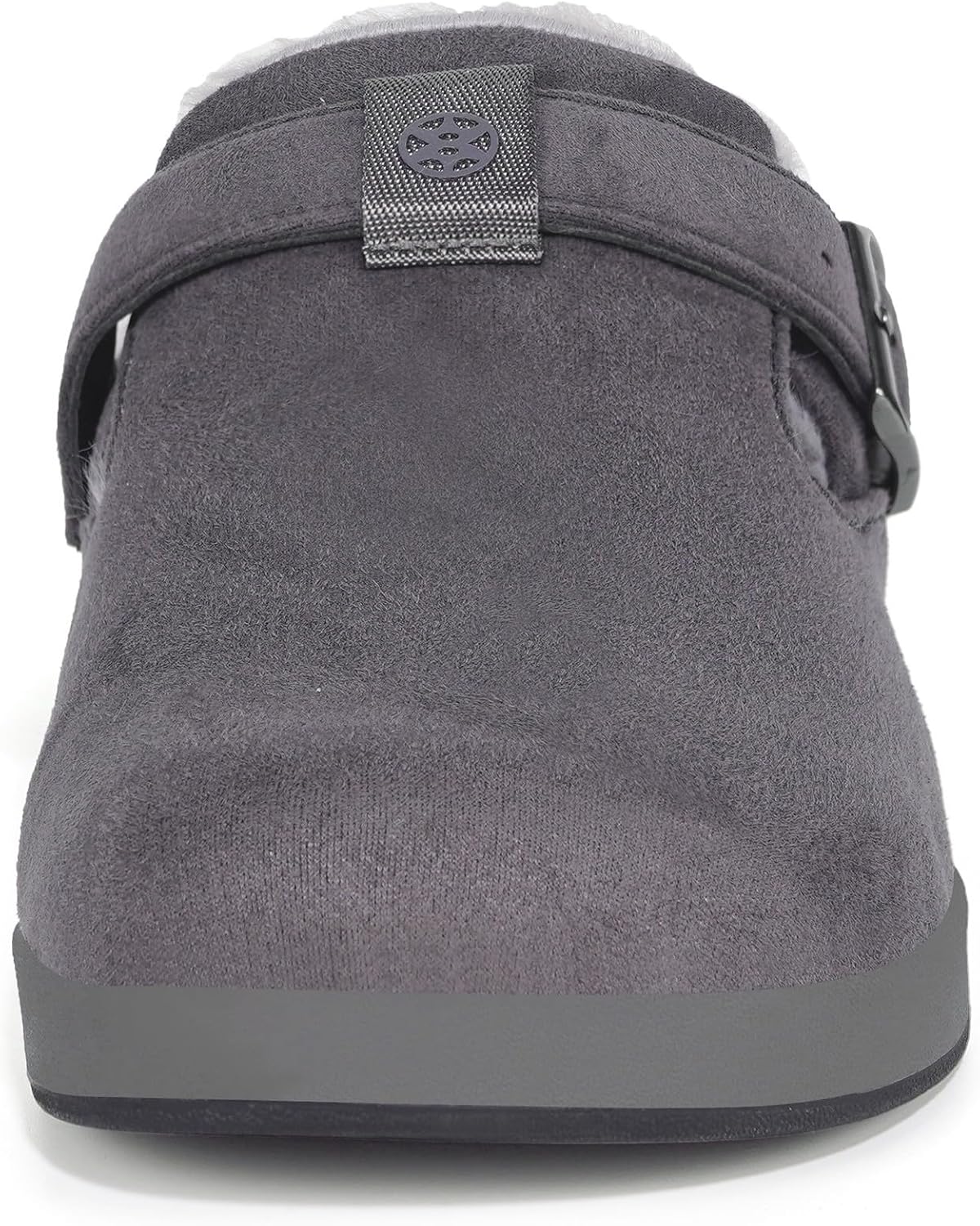 Fur Lined Clogs for Women Men Suede Winter Slippers Arch Support Slip on Mules Potato Shoes with Removable Cushion Footbed Warm Home House Shoes