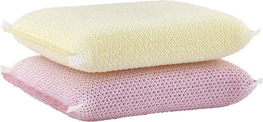 Superio Nylon Cleaning Pad, Dish Scrubbers, Multi Surface Scratch- Free Scour Sponge for Stainless Steel, Copper cookware, China, Dishes and plasticware (2)