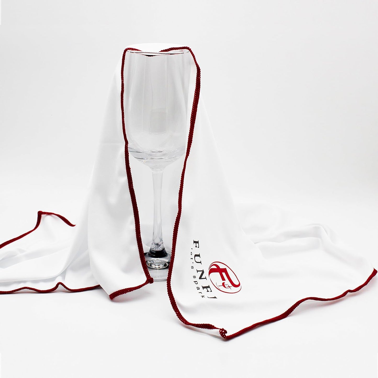 Large Microfiber Glass Polishing Cloth, Lint Streak Free Drying Towel 24x20 inch (2-Pack)