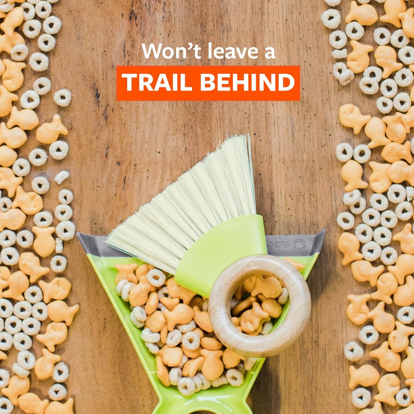 Full Circle Tiny Team Mini Brush and Dustpan Set, Green