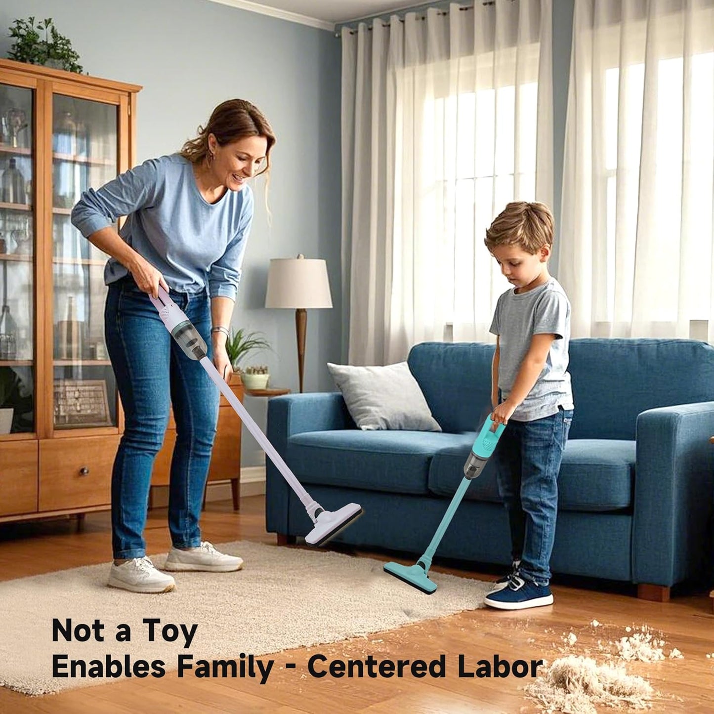 Handheld Vacuum Cleaner,Ultra-Lightweight Mini Portable Vacuums for Home, 6 in 1 Stick Vac Cleaners for Car,Pet Hair(Green Cordless)