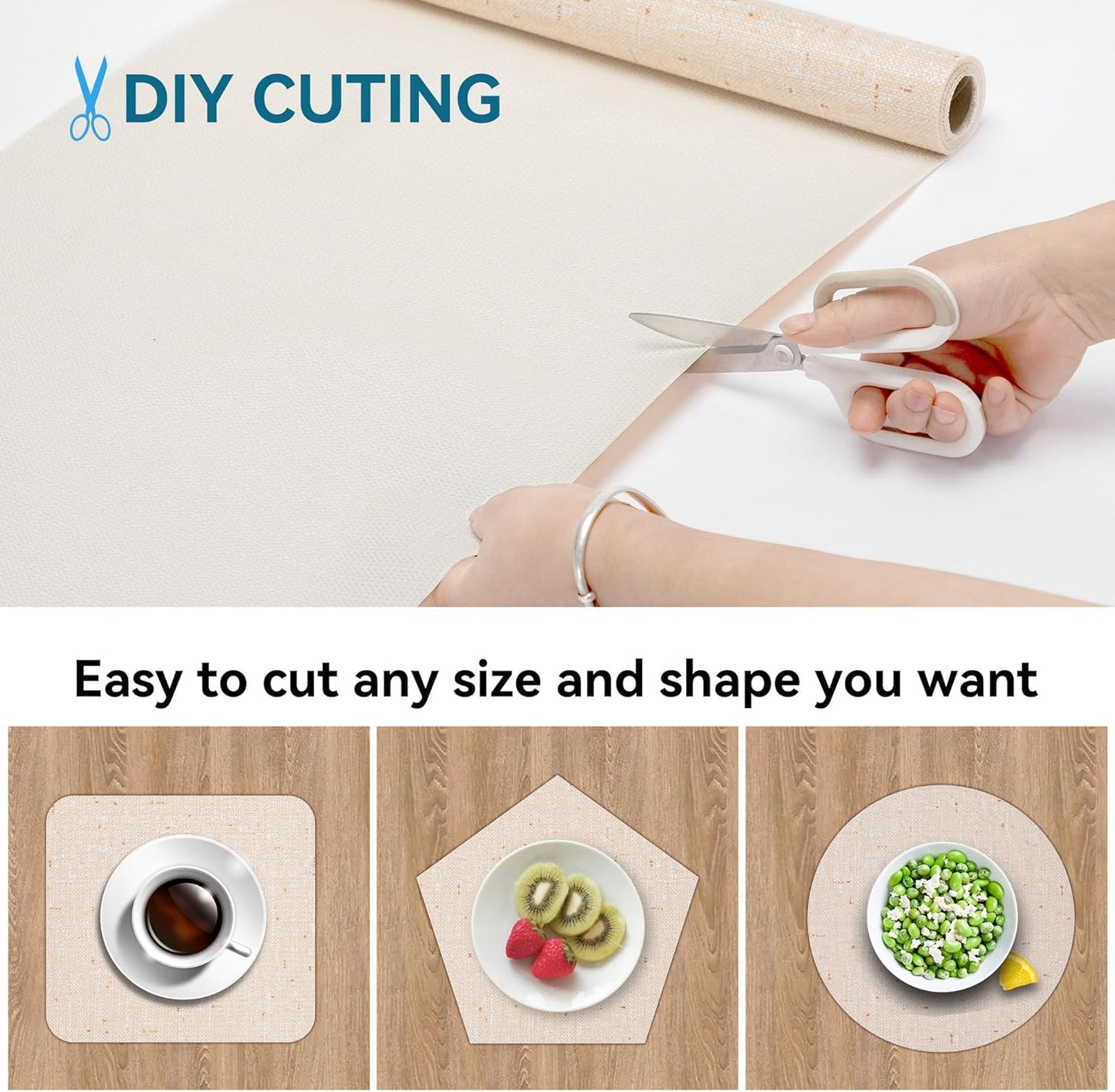 20 x 72 Inch Cupboard Liner Shelving Paper for Cabinets and Drawers Pantry Shelf Liners