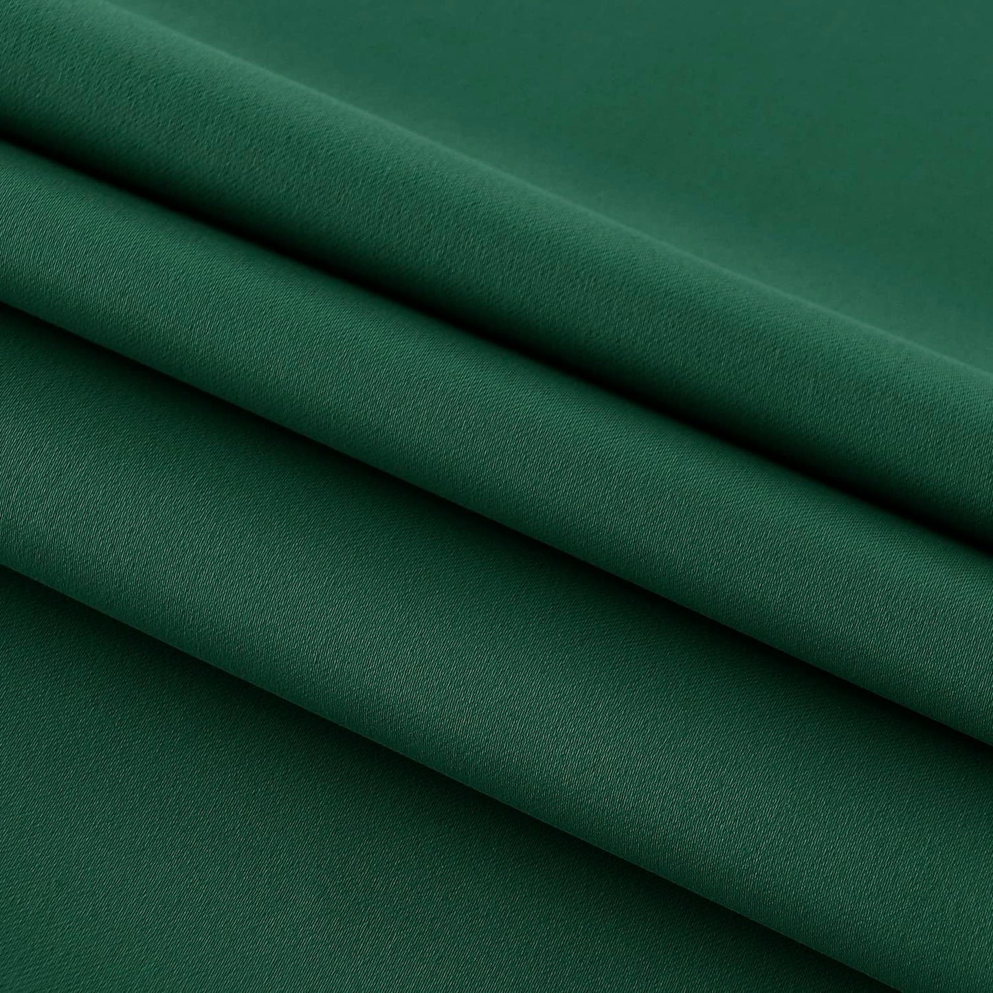 DWCN French Door Curtain - Rod Pocket Thermal Blackout Panel for Doors With Glass Window, Kitchen and Patio - Privacy, 54 X 72 Inches Long, 1 Panel With Tieback, Hunter Green