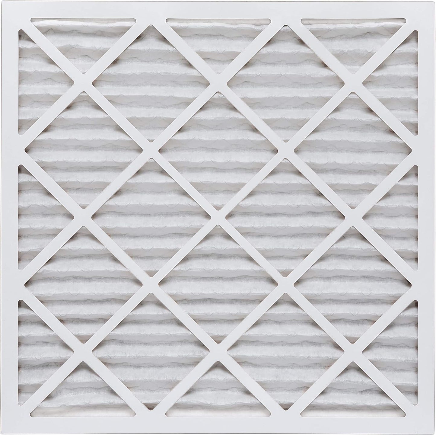 Aerostar 25x25x1 MERV 8, Pleated Air Filter, 25x25x1, Box of 6, Made in the USA