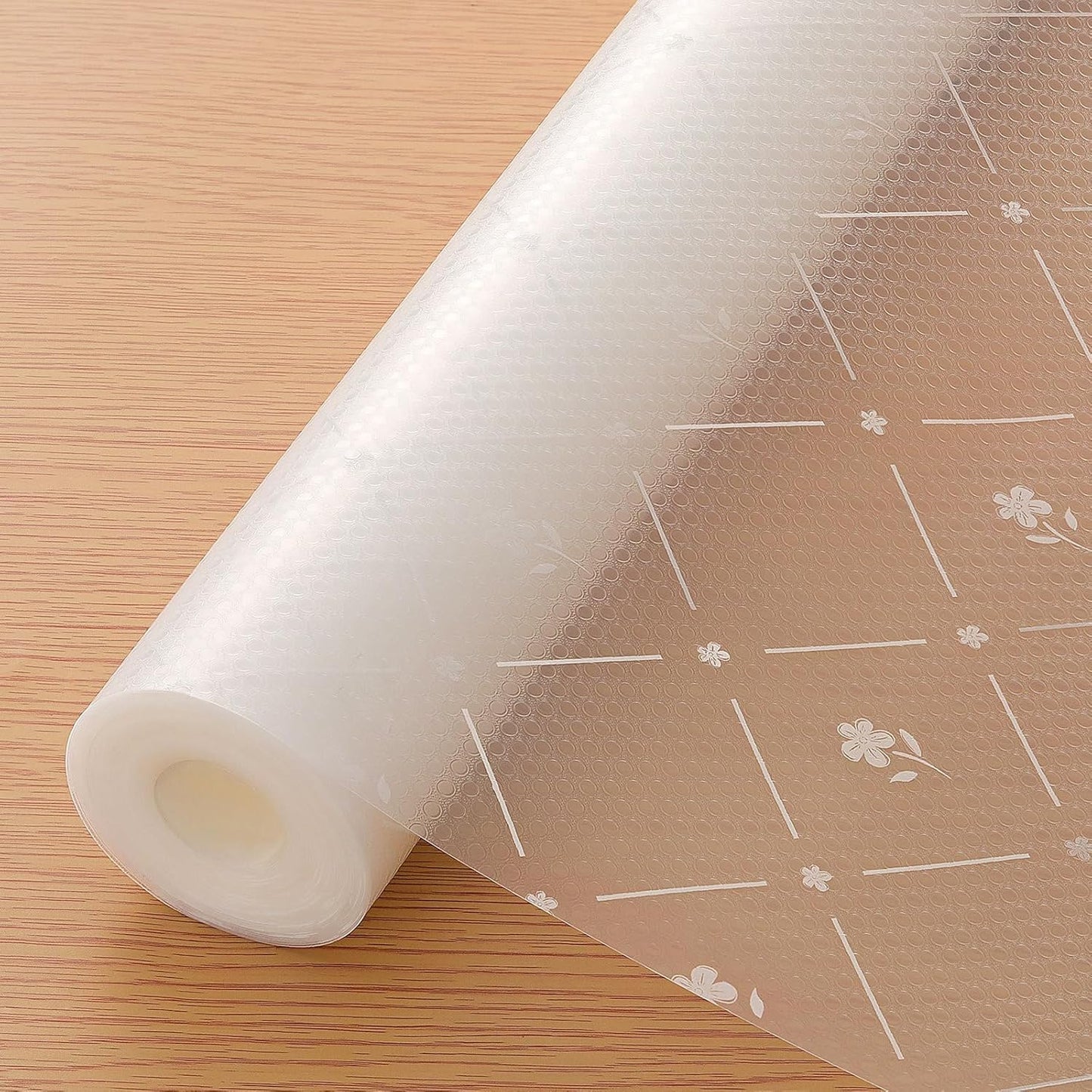 INNOLITES Shelf Liners for Kitchen Cabinets, Non Adhesive Drawer Cabinet Liner, Waterproof Oil-Proof Non-Slip Shelf Liner for Kitchen Pantry Refrigerator 11.8" x 360"