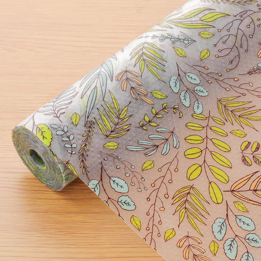 Cooyes Shelf Liners for Kitchen Cabinets, Refrigerator Liners Waterproof & Oil-Proof Kitchen Cupboard Liner Drawer Mats EVA Material Non Adhesive Fridge Liner for Shelves