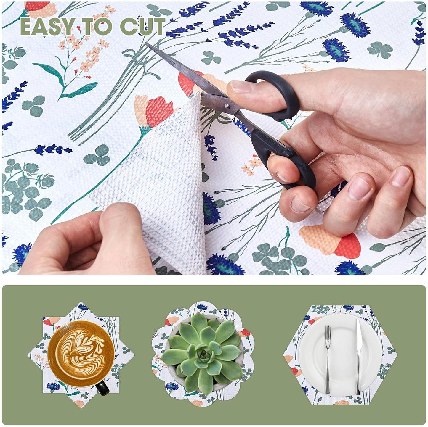 Drawer and Shelf Liner for Kitchen Cabinets, Non Adhesive, Non Slip Drawer Liner Shelf Paper for Kitchen, Waterproof Floral Shelf Liner (Purple red, 18INx20FT)