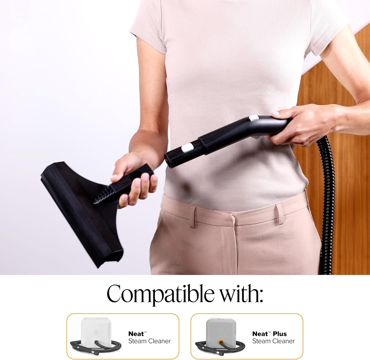 Dupray Neat Window Tool for Steam Cleaner (Accessory Part) – Streak-Free Cleaning for Glass and Mirrors