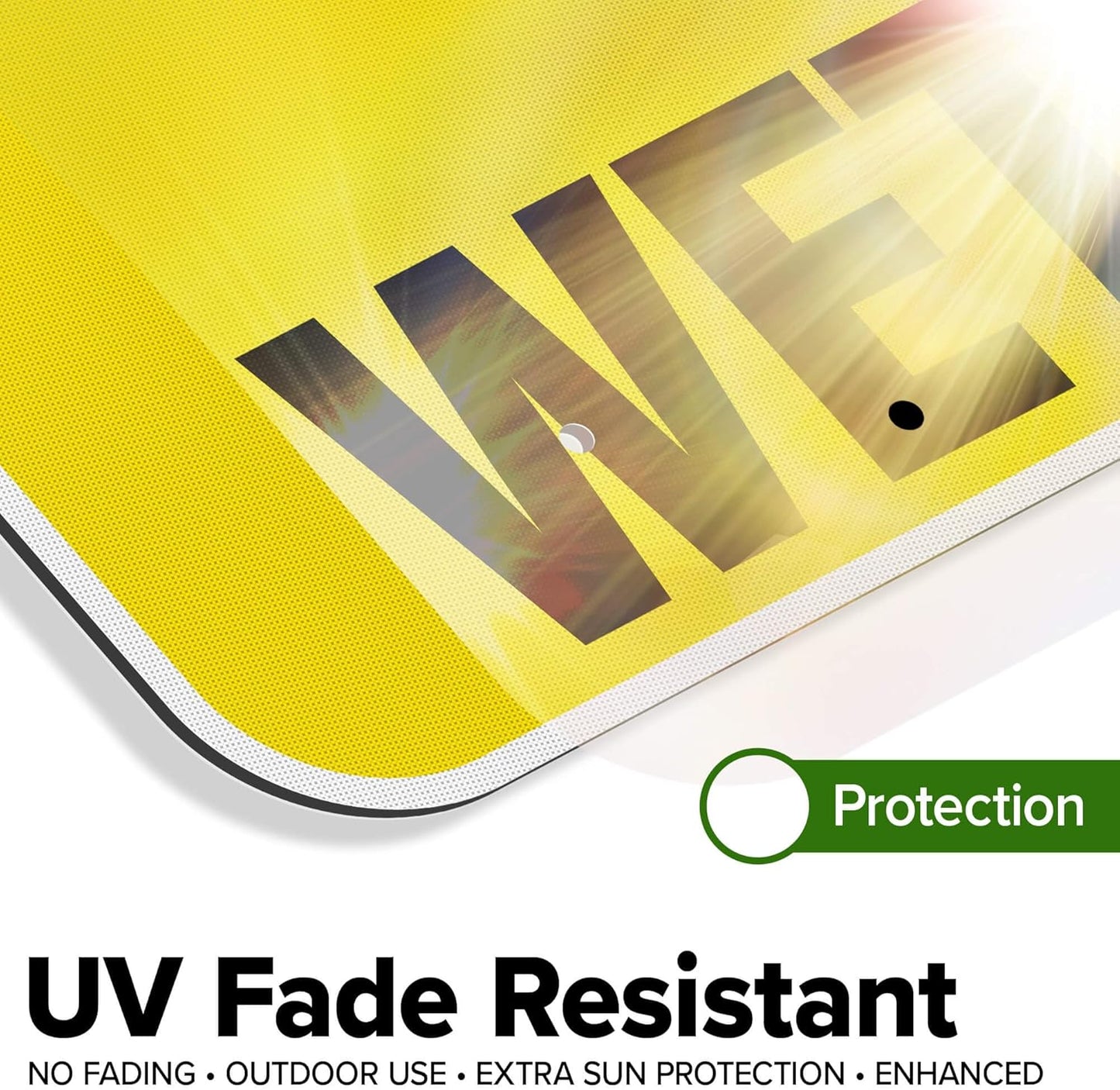 Caution Slippery When Wet Sign or ICY Sign, 36"x48" Aluminum Composite Reflective, Indoor/Outdoor Use, USA MADE By My Sign Center