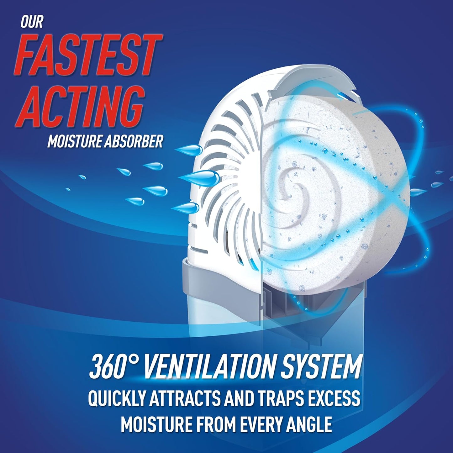 DampRid Moisture Absorber Drop-in Tablet Refill Pack, Fragrance Free, 15.8 oz., 4 Pack, Attract and Trap Excess Moisture and Eliminate Musty Odors for Cleaner, Fresher Air