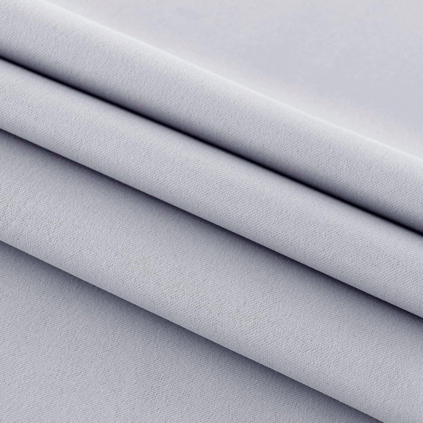 DWCN French Door Curtains – Rod Pocket Thermal Blackout Curtain for Doors with Glass Window, Kitchen and Patio Doors for Privacy, 12 X 72 Inches Long, 1 Curtain Panel with Tieback, Silver Grey