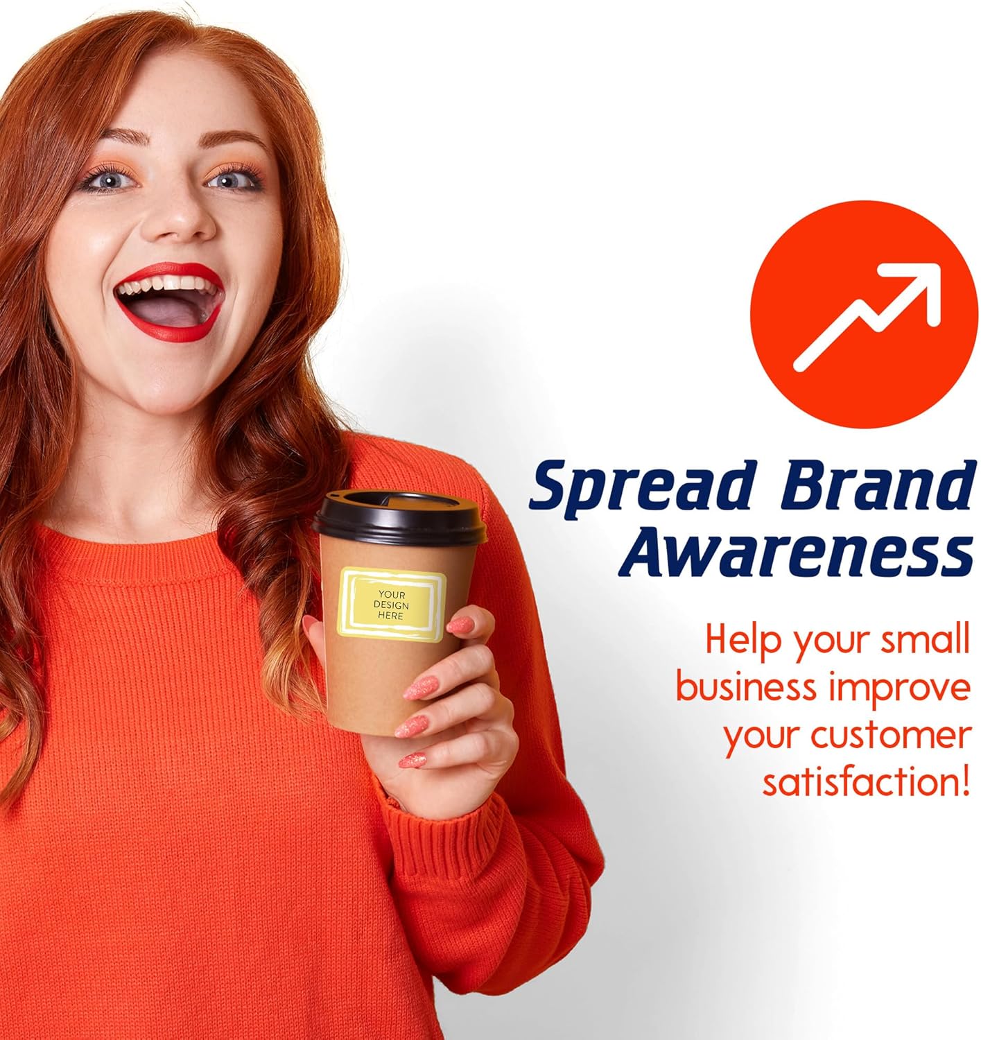 5-1000 Custom Vinyl Stickers - Upload Your own Image, Text, Design, Logo - Personalized Logo Labels for Handmade, Packaging, Bottle, Jars, Candle, Brand Stickers (Lemon Swirls, 4x2)