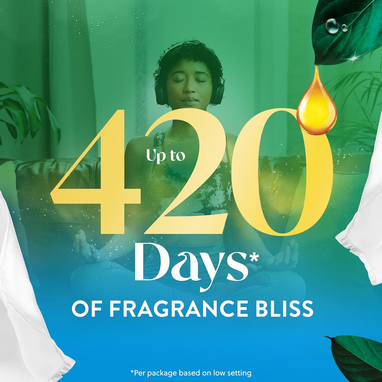 Air Wick Plug in Scented Oil Refill, 7 ct, Fresh Linen, Air Freshener, Essential Oils