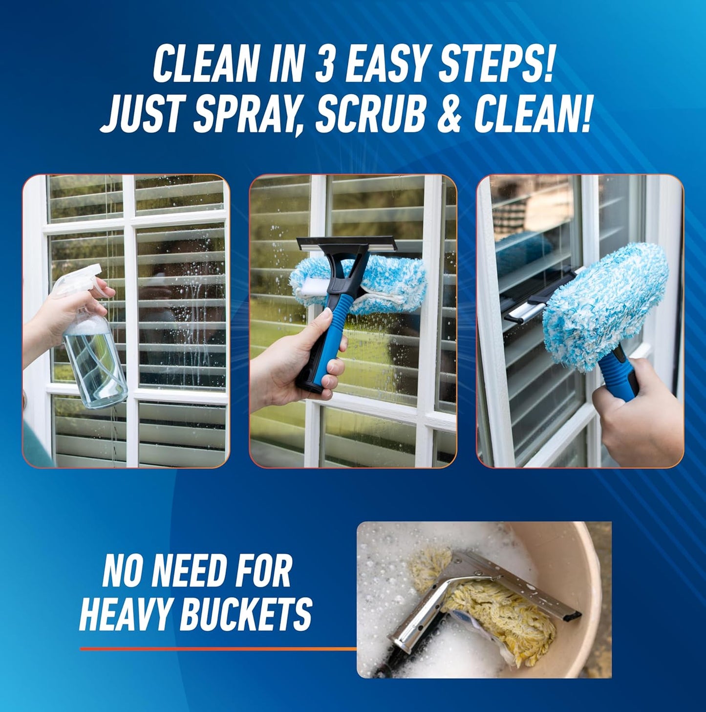 Unger Professional Streak-Free EasyGlide Glass Cleaner Concentrate, 12 oz, Ammonia-Free, Makes 8 Gallons of Solution, Safe for Tinted Windows, LOW-E, Windshields, and Mirrors