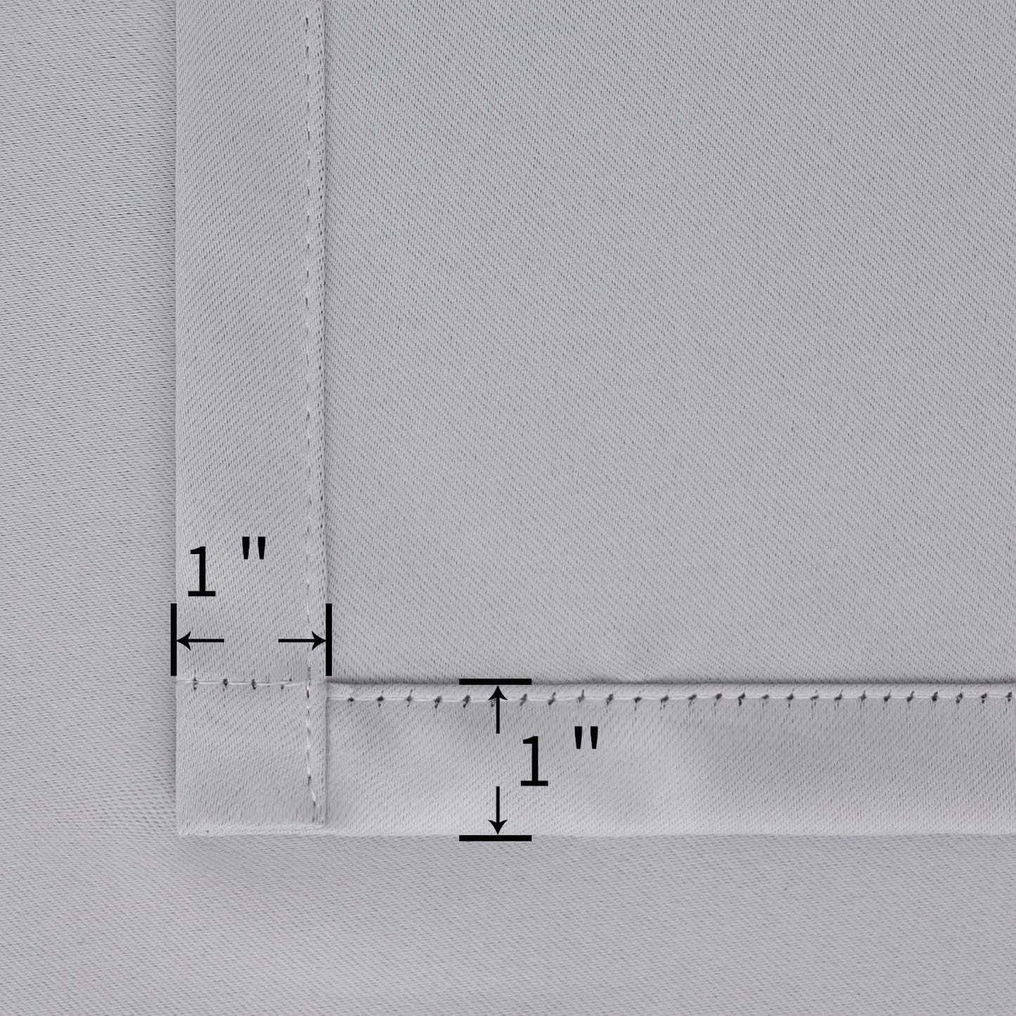 BGment Rod Pocket Blackout Curtains for Bedroom - Thermal Insulated Room Darkening Curtain for Living Room, 70 x 63 Inch, 2 Panels, Light Grey