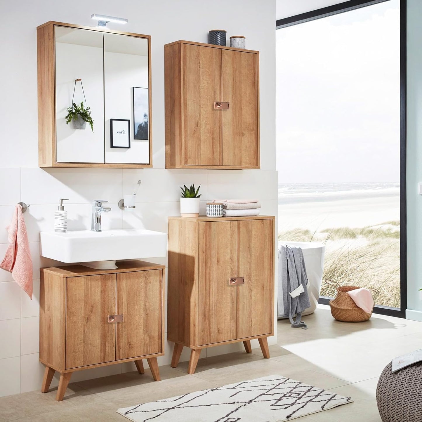 Alise Keyed Hasp Lock,4 Inch Safety Packlock Clasp Hasp Lock Latch with Lock,Door Hinge Lock with Keys Keyed Locking Hasp for Cabinets Closets Doors,Red Bronze