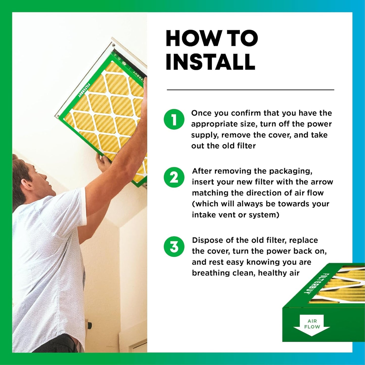 Filterbuy 12x18x1 Air Filter MERV 11 (MPR 1200) Allergen Defense Replacement (4-Pack), Electrostatic Pleated HVAC AC Furnace Filters, Made in USA (Actual Size: 11.50 x 17.50 x 0.75)