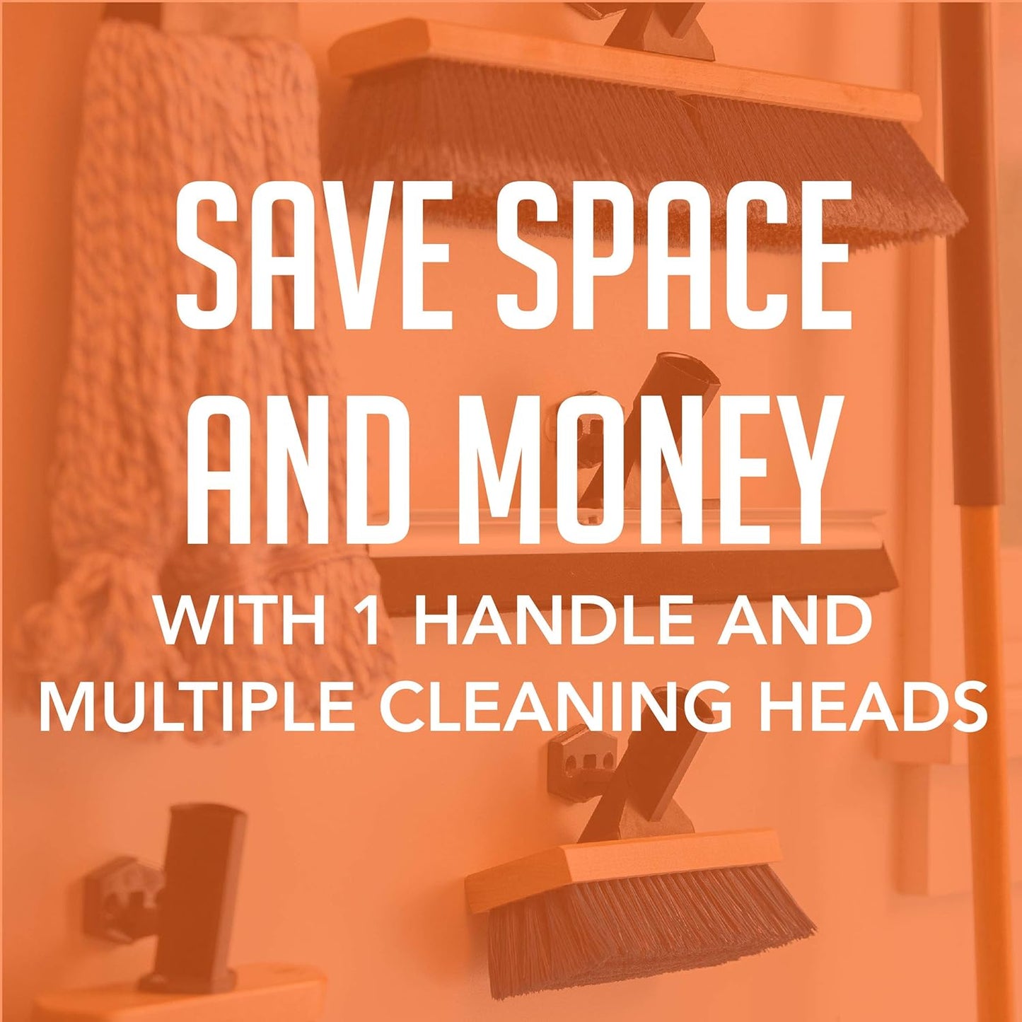 SWOPT Microfiber Flexible Duster Head Includes Additional Refill, Washable Cleaning Pad Interchangeable with All SWOPT Products for Efficient Cleaning and Storage