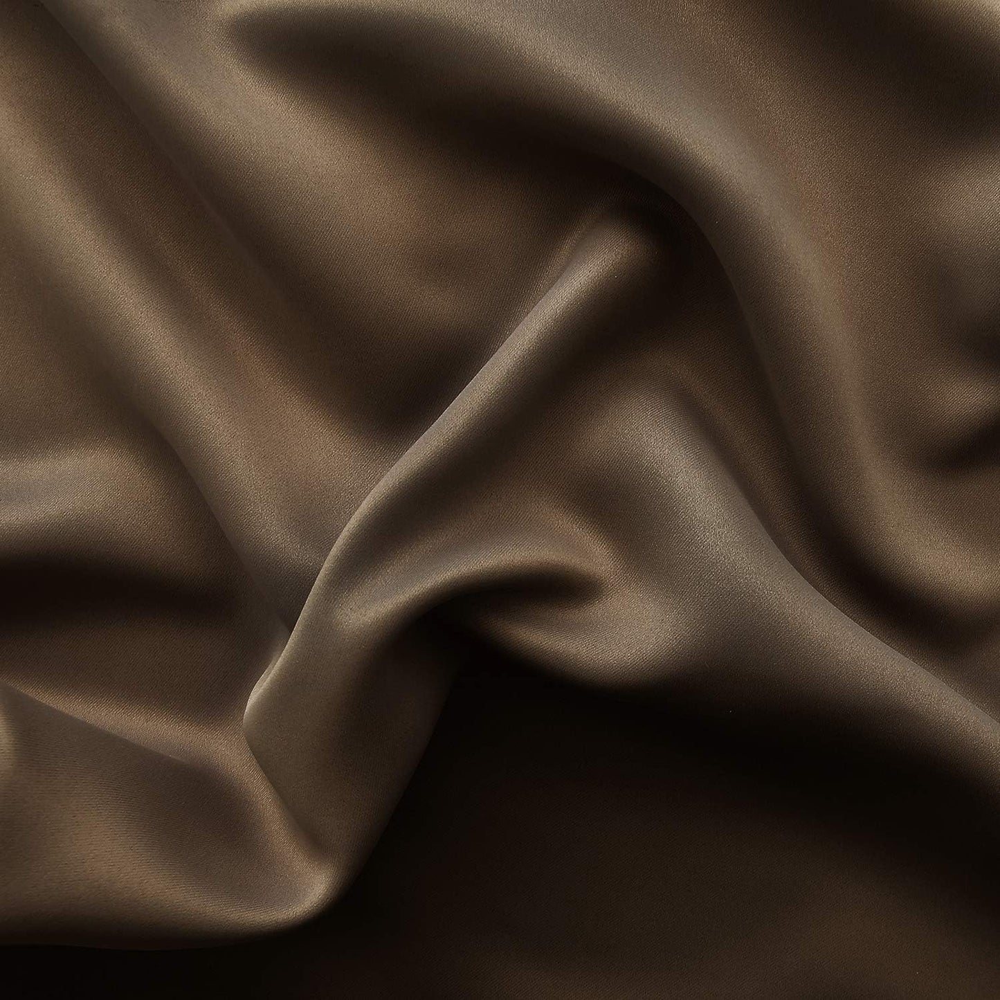 DWCN French Door Curtains – Rod Pocket Thermal Blackout Curtain for Doors with Glass Window, Kitchen and Patio Doors for Privacy, 25 X 72 Inches Long, 1 Curtain Panel with Tieback, Brown