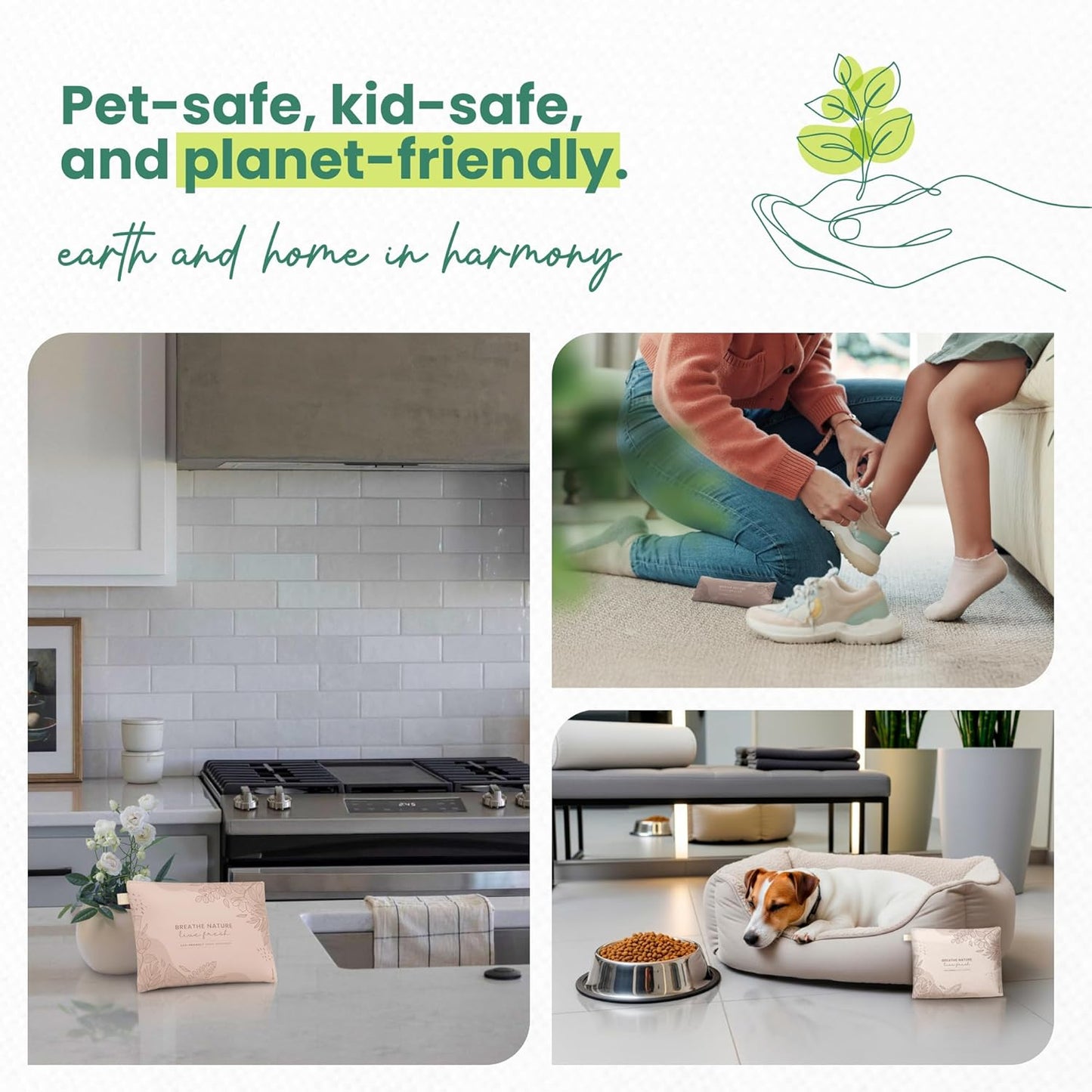 Roonin Activated Charcoal Odor Absorber - Bamboo Charcoal Air Purifying Bag - Activated Charcoal Bags Odor Absorber Packets - Home Deodorizer Odor Eliminator (5-pack)