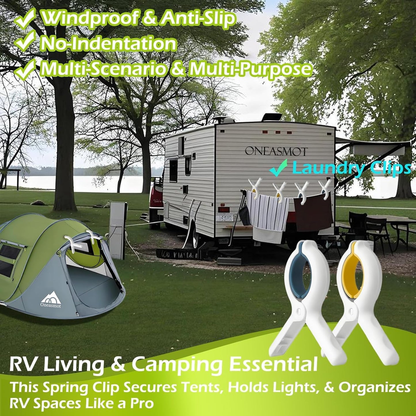 Extra LargeTowel Clips for Beach Chairs 3 Pack,3.7 Inch Beach Towel Clips,Towel Clips Strong gripping Power Suitable for Family Vacation and Poolside Leisure