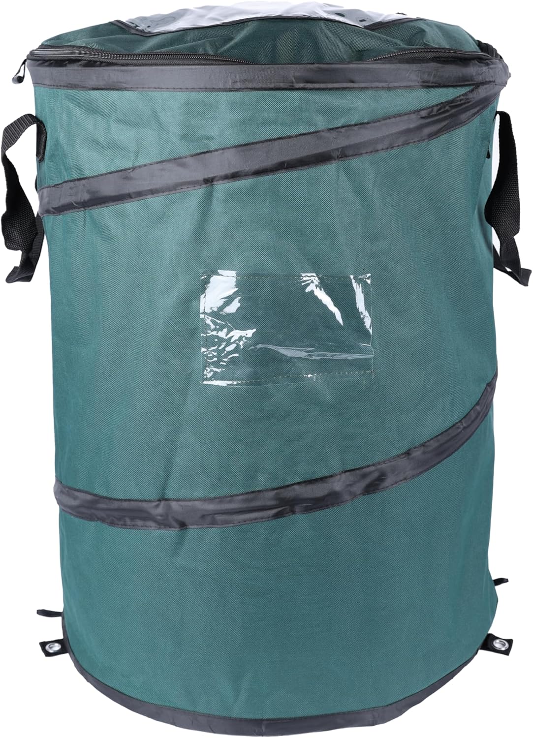 Coghlan's Deluxe Durable Pop-Up Trash Can – Collapsible Garbage Bin with Zippered Lid, Bag Clips, and Anchoring Points for Camping, Home, and Outdoor Use – 29.5 Gallon