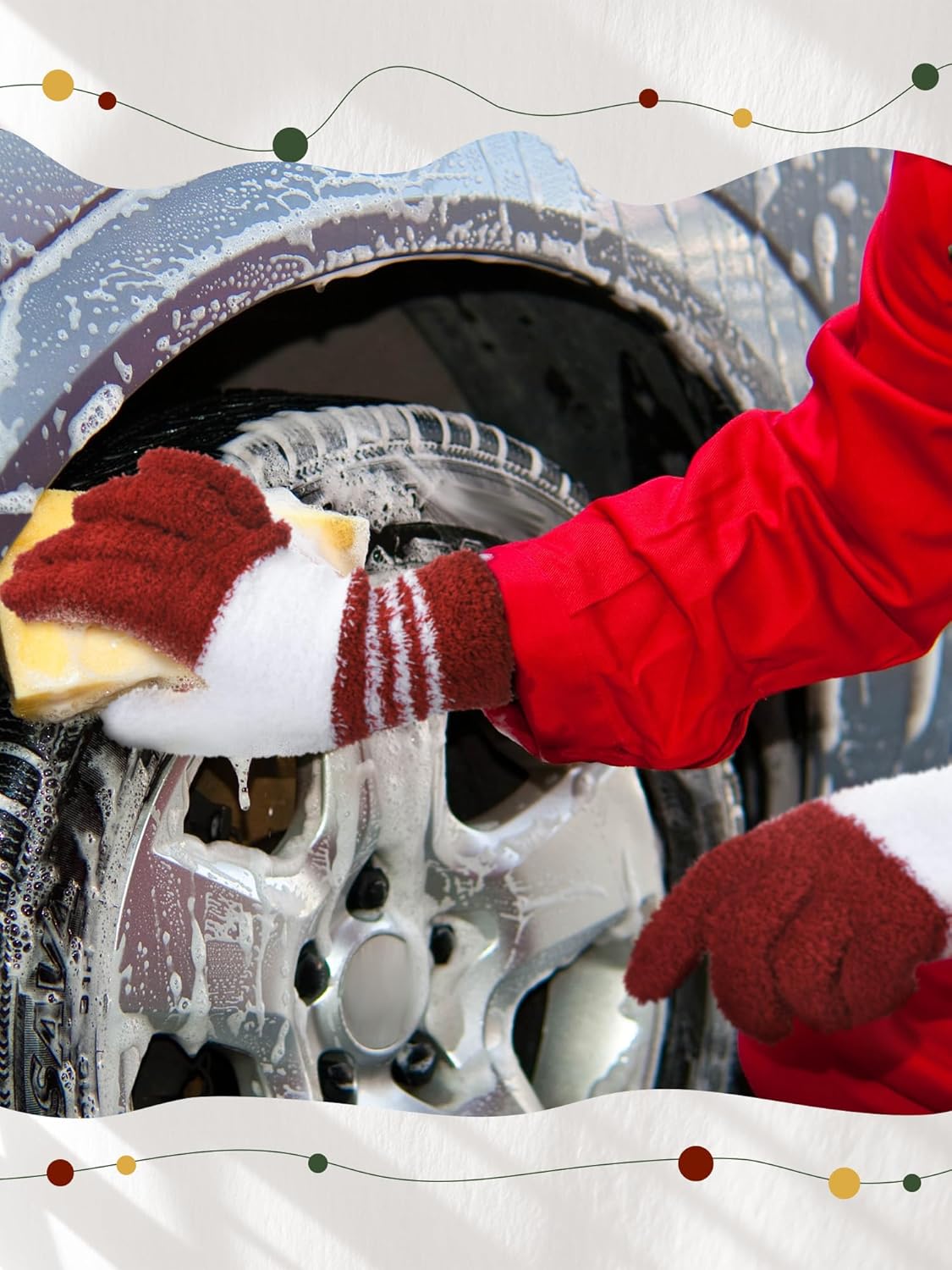 Patelai 3 Pairs Microfiber Plant Dusting Gloves Leaf Cleaning Gloves for Indoor Plants, Blinds, Furniture, House(Large,Red, Green, Yellow)