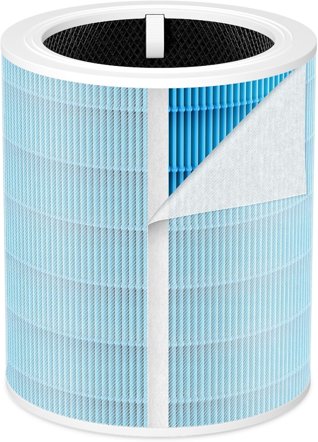 Core 600S Smoke Remover Replacement Filt-er Compatible with LEVOIT Core 600S/ Core 600S-P Air Purifi-er, 4-in-1 HEPA and Activated Carbon Filt-er, Core 600S-RF-SR, Blue