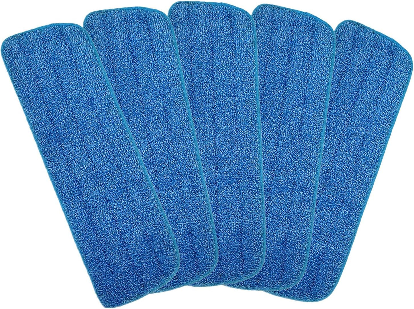 Microfiber Spray Mop Replacement Heads for Wet/Dry Mops Floor Cleaning Pads Compatible with Bona Floor Care System (5 Pack )
