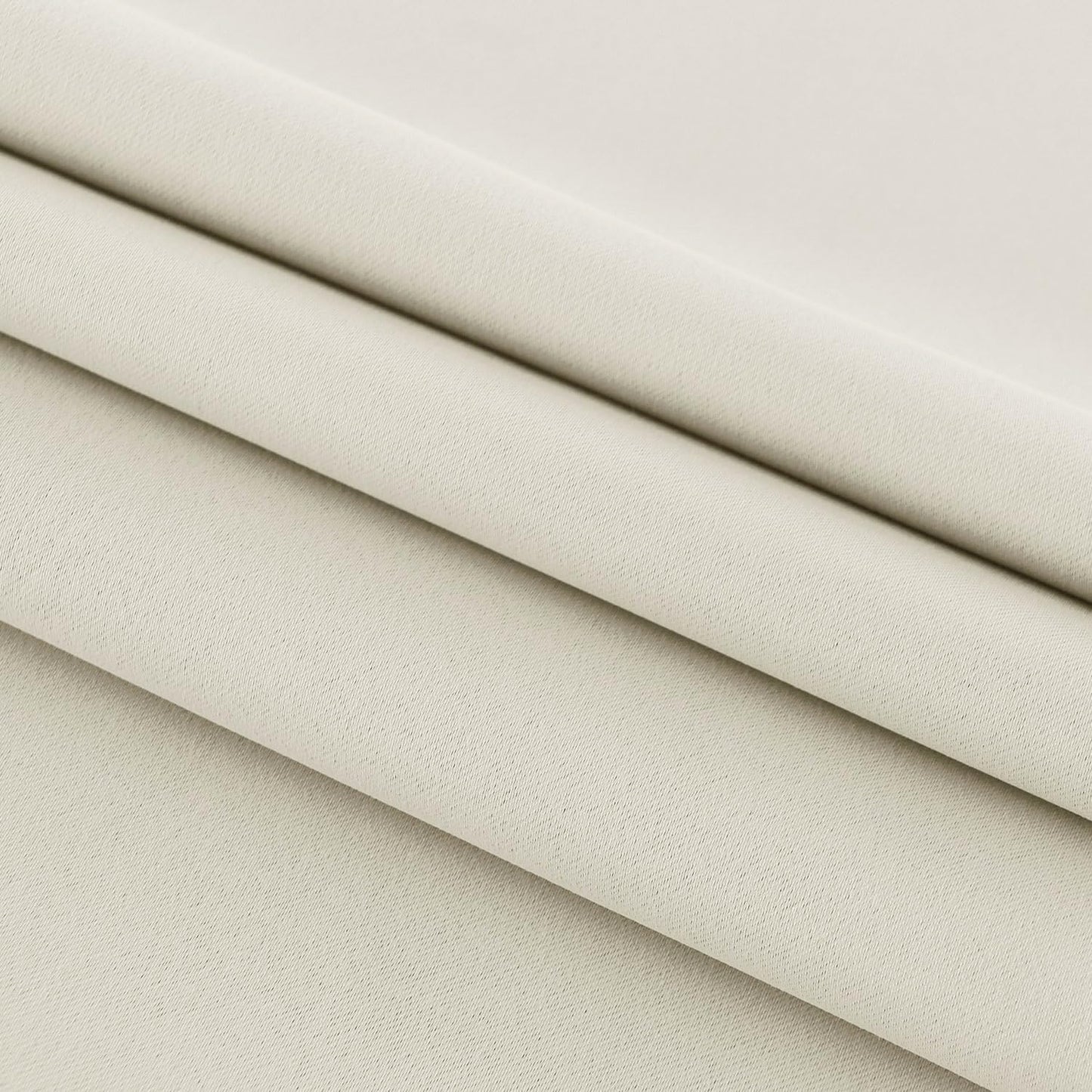 DWCN French Door Curtains – Rod Pocket Thermal Blackout Curtain for Doors with Glass Window, Kitchen and Patio Doors for Privacy, 54 X 80 Inches Long, 1 Curtain Panel with Tieback, Light Beige