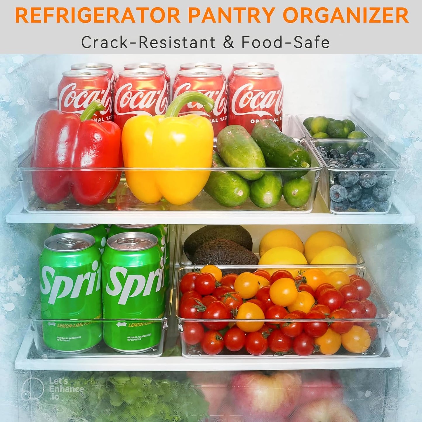 8-Pack Clear Plastic Drawer Organizer Trays – Large Dividers for Kitchen Gadgets, Bathroom Storage, Makeup & Vanity Accessories – Multi-Use Home Essentials for Organized Living