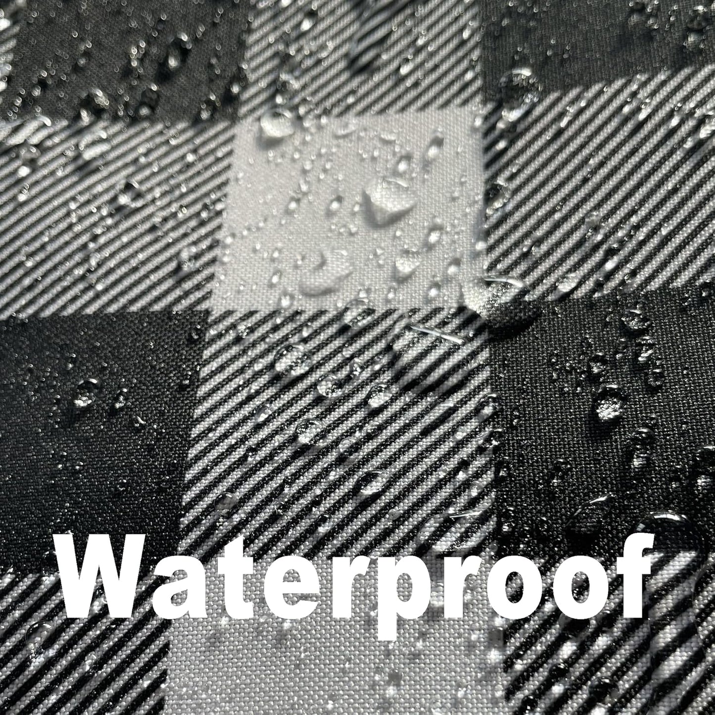 Classic Gingham Buffalo Tablecloth Fabric - Oblong 90x156 Inch Water Proof Checkered Table Cloth for Indoor Outdoor - Table Cover for Birthday, Picnics, BBQs, and Parties