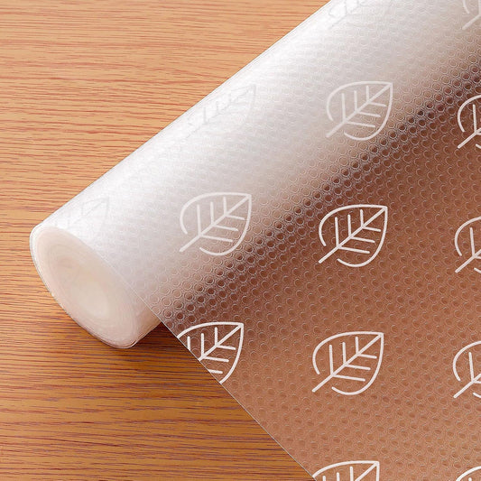 Cooyes Drawer Liner Shelf Liners for Kitchen Cabinets Refrigerator Liners Waterproof & Oil-Proof Kitchen Cupboard Liner Drawer Mats EVA Material Non Adhesive Fridge Liner for Shelves