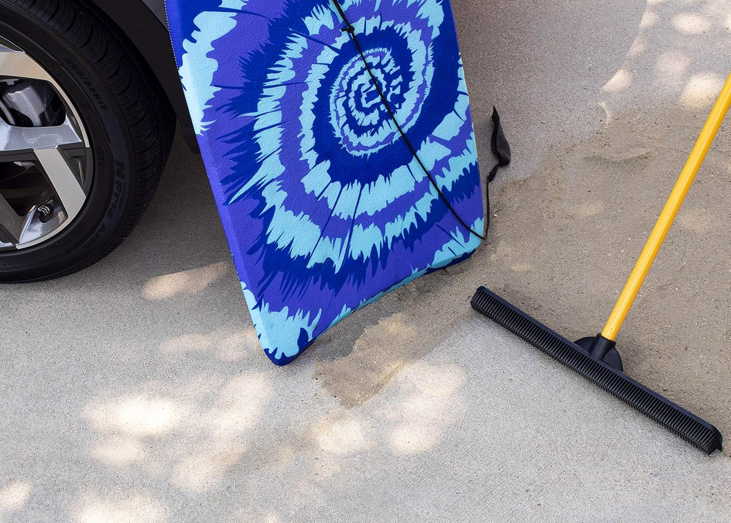 FURemover Pet Hair Rubber Broom 2-Piece Set containing Original and PRO Furemover Brooms for Carpet, Tile and Hardwood