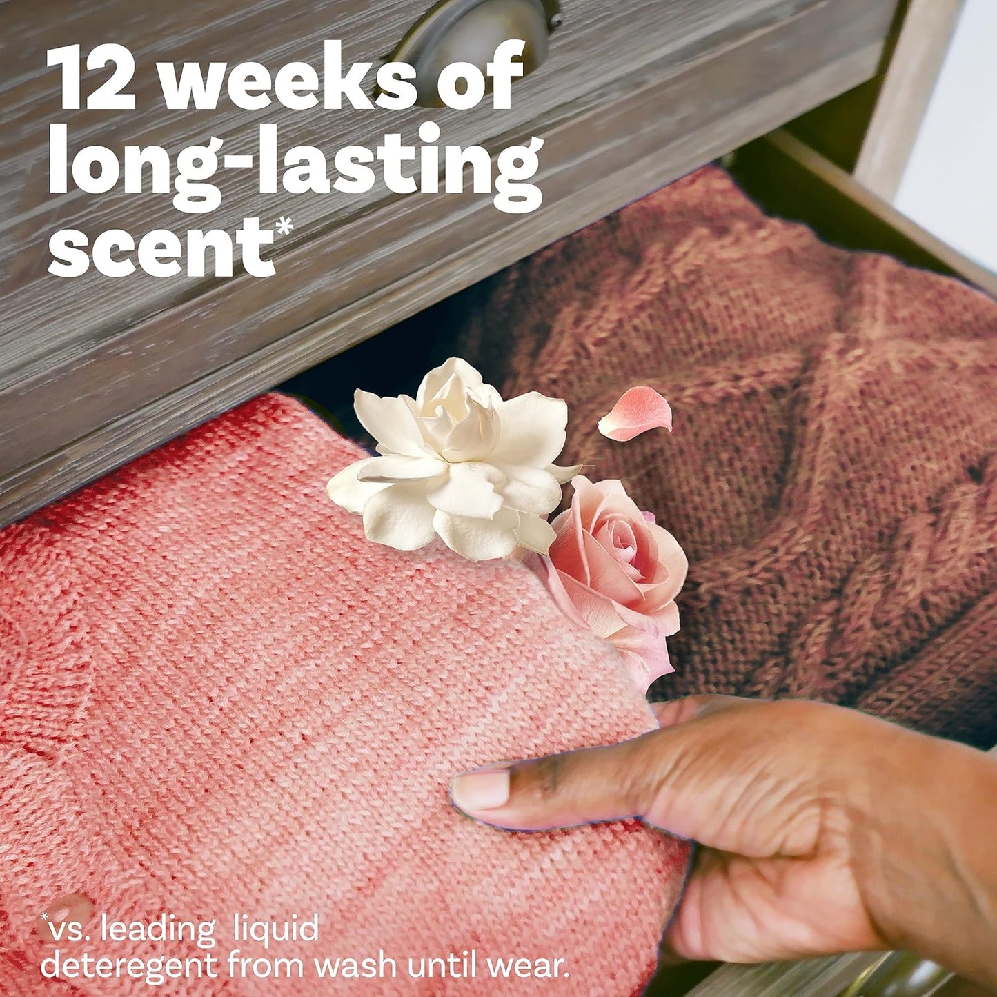 Downy Infusions In-Wash Laundry Scent Booster Beads, BLISS, Sparkling Amber and Rose, 18.2 oz