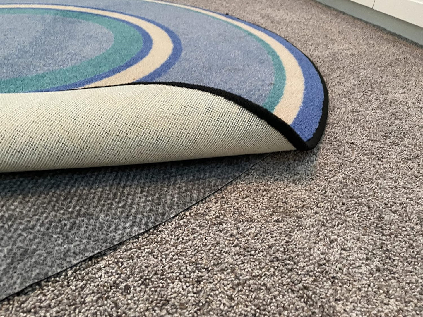 Hold-a-Rug Plush 10' Round Nonskid, Nonslip Rug Pad, Reversible Gripper, ¼ Thick, Safe for All Floors and Carpet, Keep Area Rugs Secure