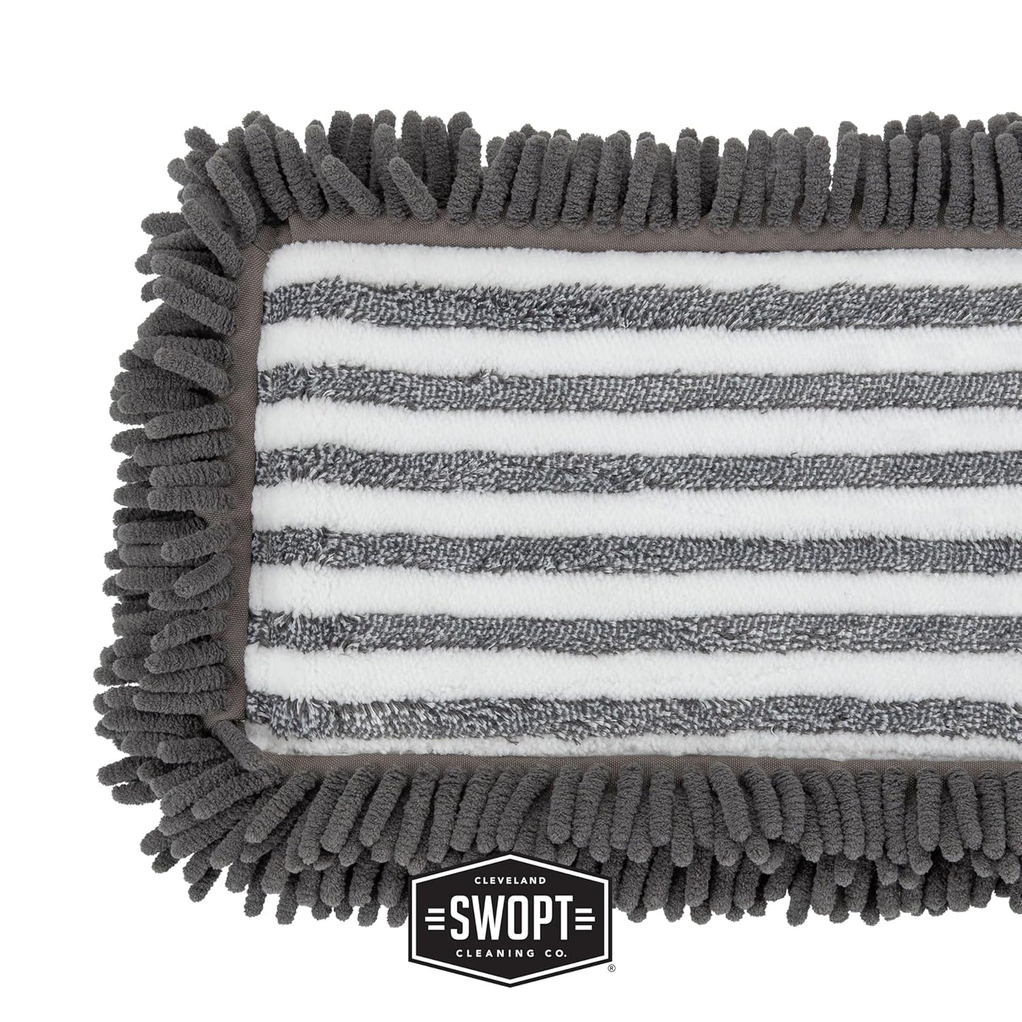 SWOPT 18” Microfiber Dust Mop Refill – Cleaning Pad for Use on Wood, Laminate, Tile – Interchangeable with All SWOPT Cleaning Products for More Efficient Cleaning and Storage