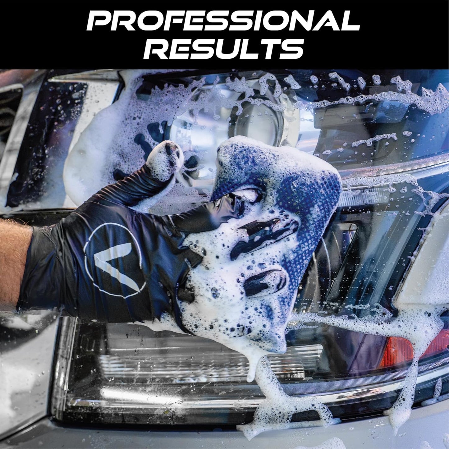 VIKING Mesh Bug Sponge, Car Wash Sponge for Cleaning Bugs and Tar, Royal Blue, 4 inch by 6 inch, 2 Pack