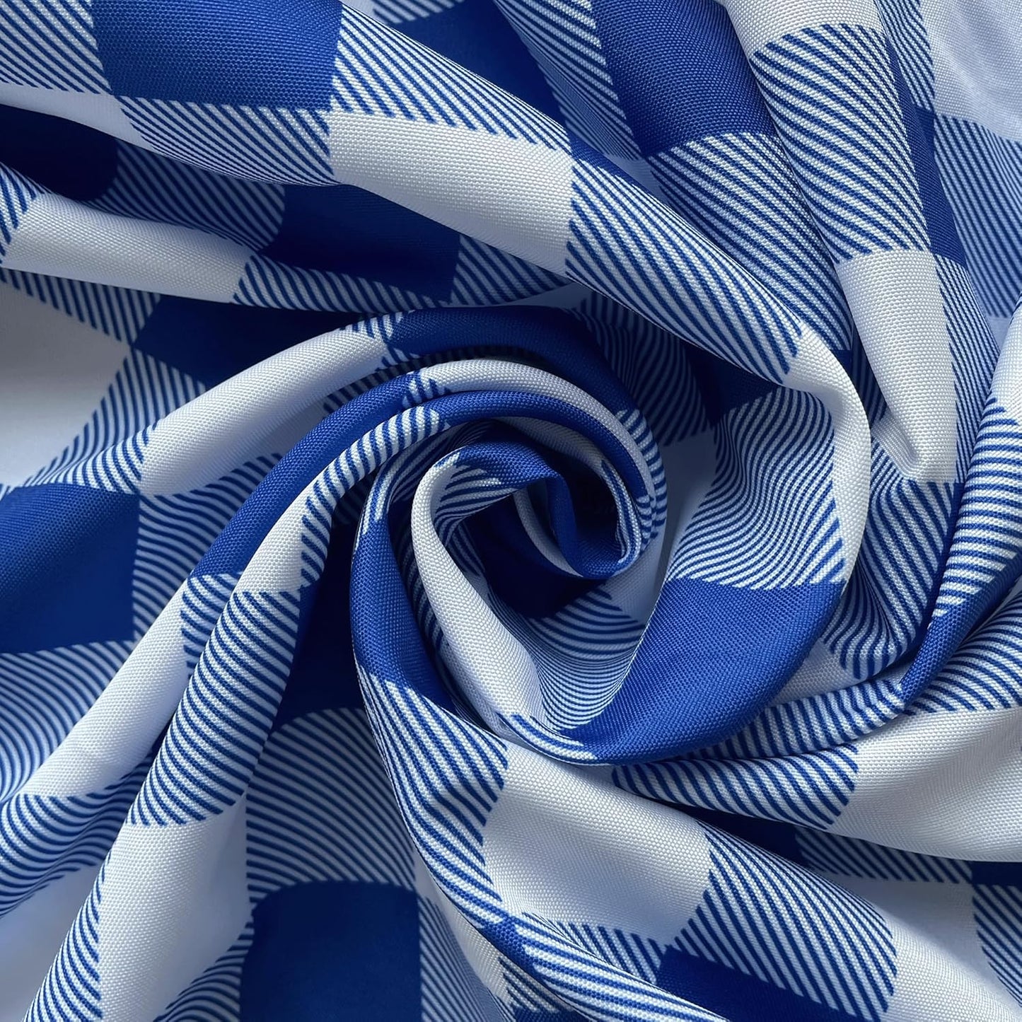 Classic Gingham Buffalo Tablecloth Fabric - Oblong 58x144 Inch Water Proof Checkered Table Cloth for Indoor Outdoor - Table Cover for Birthday, Picnics, BBQs, and Parties