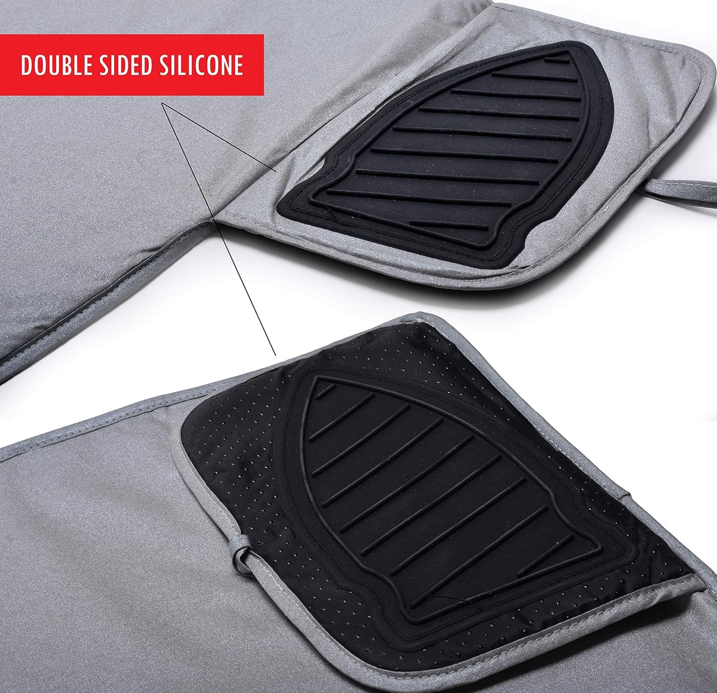 Handy Laundry Portable Ironing Mat - Easily Change Any Flat Surface into an Ironing Board. Features Silicone Slip Resistant Iron Rest to Safely Place Your Hot Iron. Easy to Take Along When Traveling.